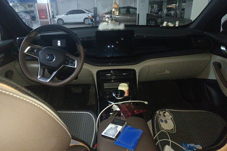 Used BYD Qin PLUS 2024 HONOR Edition DM-i 55KM Leading Model Center Console