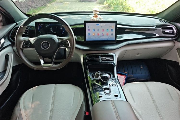 Used BYD Qin PLUS 2024 HONOR Edition DM-i 55KM Leading Model Center Console