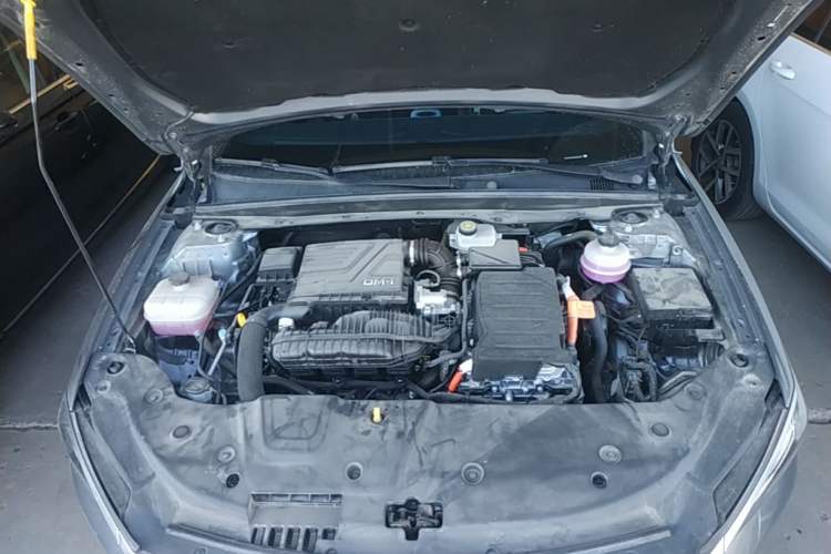 Used BYD Qin PLUS 2024 HONOR Edition DM-i 55KM Leading Model Engine Bay