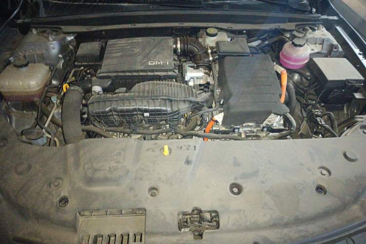 Used BYD Qin PLUS 2024 HONOR Edition DM-i 55KM Leading Model Engine Bay