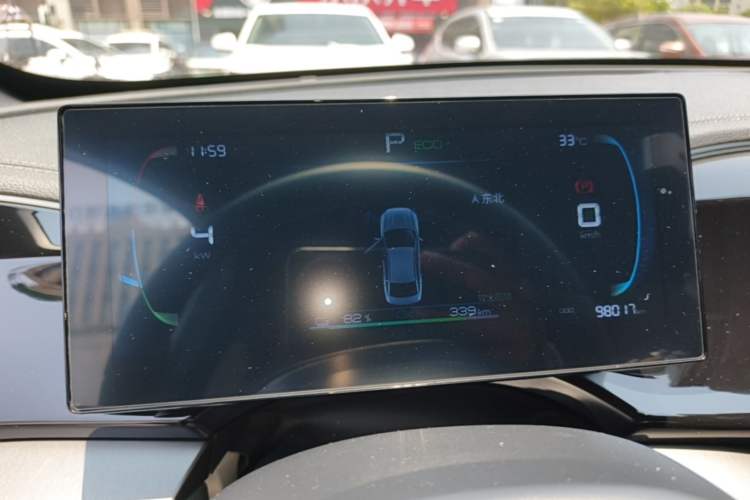 Used BYD Qin PLUS 2024 Honor Edition EV 420KM Leading Model Instrument Cluster