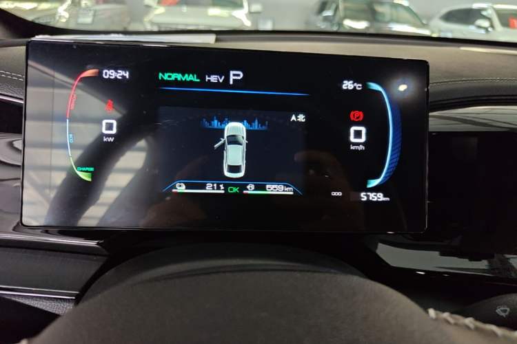 Used BYD Qin PLUS 2024 HONOR Edition DM-i 55KM Leading Model Instrument Cluster