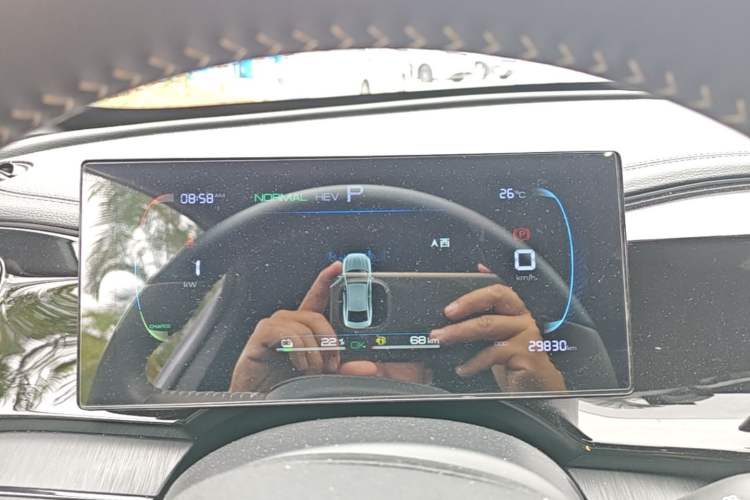Used BYD Qin PLUS 2024 HONOR Edition DM-i 55KM Leading Model Instrument Cluster