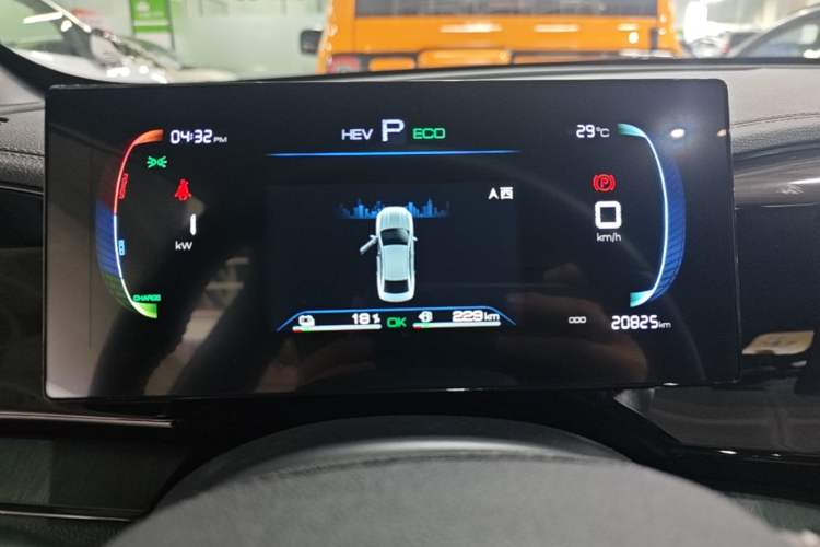 Used BYD Qin PLUS 2024 HONOR Edition DM-i 55KM Leading Model Instrument Cluster