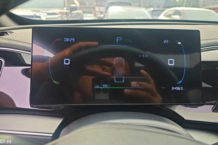 Used BYD Qin PLUS 2024 Honor Edition EV 420KM Beyond Model Instrument Cluster