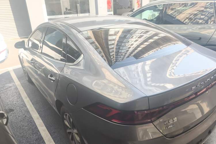 Used BYD Qin PLUS 2024 HONOR Edition DM-i 55KM Leading Model Rear Left 45 Deg