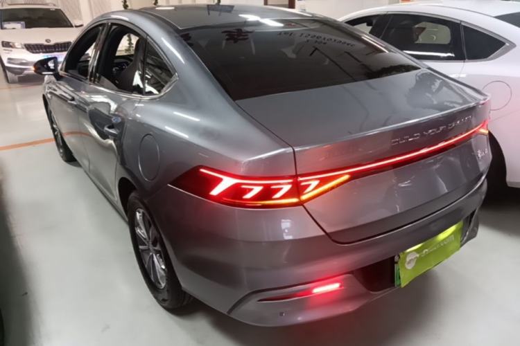 Used BYD Qin PLUS 2024 HONOR Edition DM-i 55KM Leading Model Rear Left 45 Deg