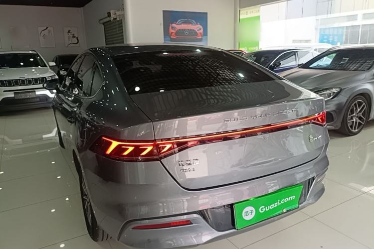 Used BYD Qin PLUS 2024 HONOR Edition DM-i 55KM Leading Model Rear Left 45 Deg