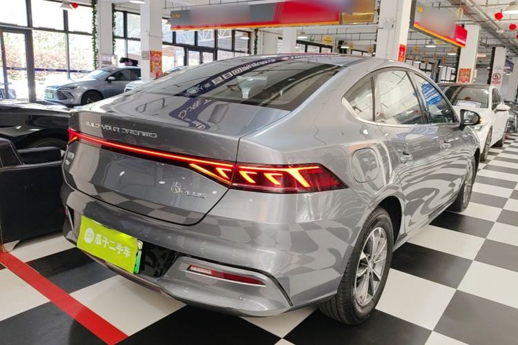 Used BYD Qin PLUS 2024 HONOR Edition DM-i 55KM Leading Model Rear Right 45 Deg