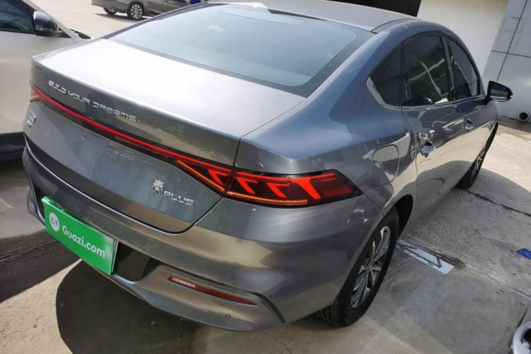 Used BYD Qin PLUS 2024 HONOR Edition DM-i 55KM Leading Model Rear Right 45 Deg