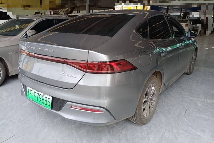 Used BYD Qin PLUS 2024 HONOR Edition DM-i 55KM Leading Model Rear Right 45 Deg