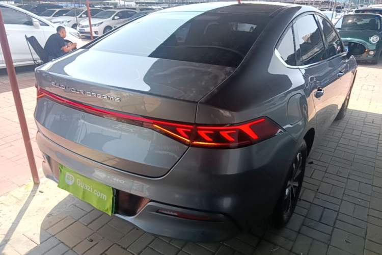 Used BYD Qin PLUS 2024 HONOR Edition DM-i 55KM Leading Model Rear Right 45 Deg