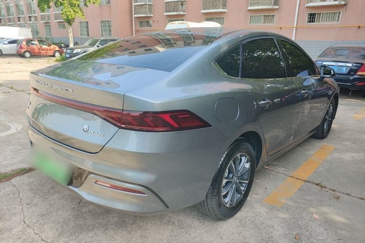 Used BYD Qin PLUS 2024 HONOR Edition DM-i 55KM Leading Model Rear Right 45 Deg
