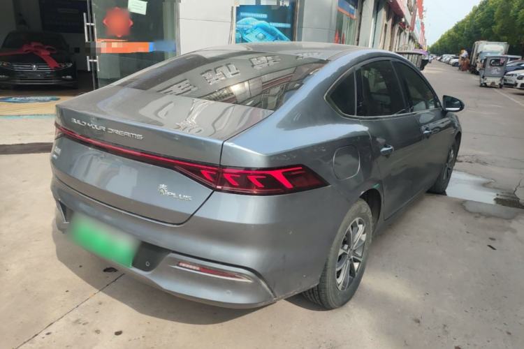 Used BYD Qin PLUS 2024 HONOR Edition DM-i 55KM Leading Model Rear Right 45 Deg