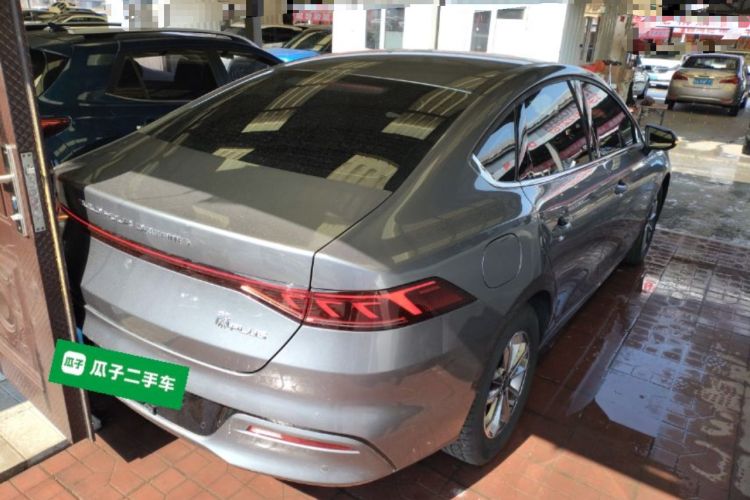 Used BYD Qin PLUS 2024 HONOR Edition DM-i 55KM Leading Model Rear Right 45 Deg