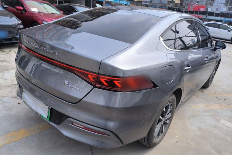Used BYD Qin PLUS 2024 HONOR Edition DM-i 55KM Leading Model Rear Right 45 Deg