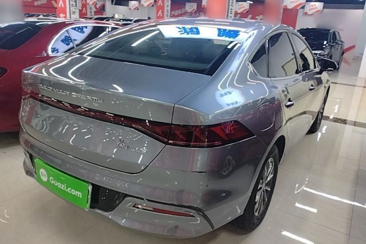 Used BYD Qin PLUS 2024 HONOR Edition DM-i 55KM Leading Model Rear Right 45 Deg