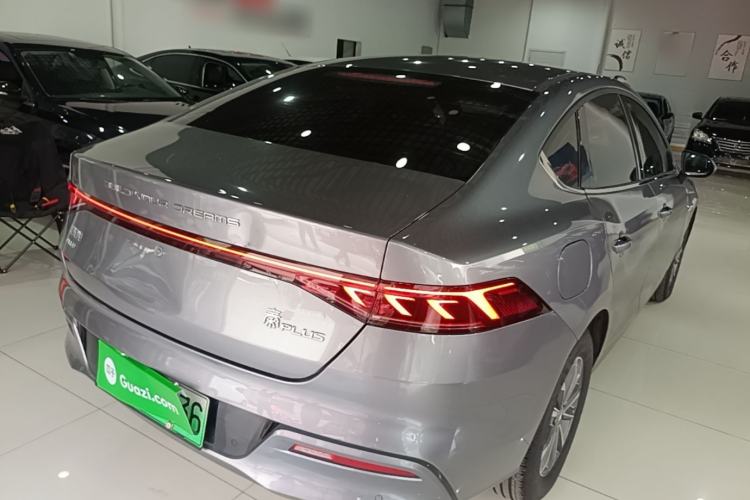 Used BYD Qin PLUS 2024 HONOR Edition DM-i 55KM Leading Model Rear Right 45 Deg