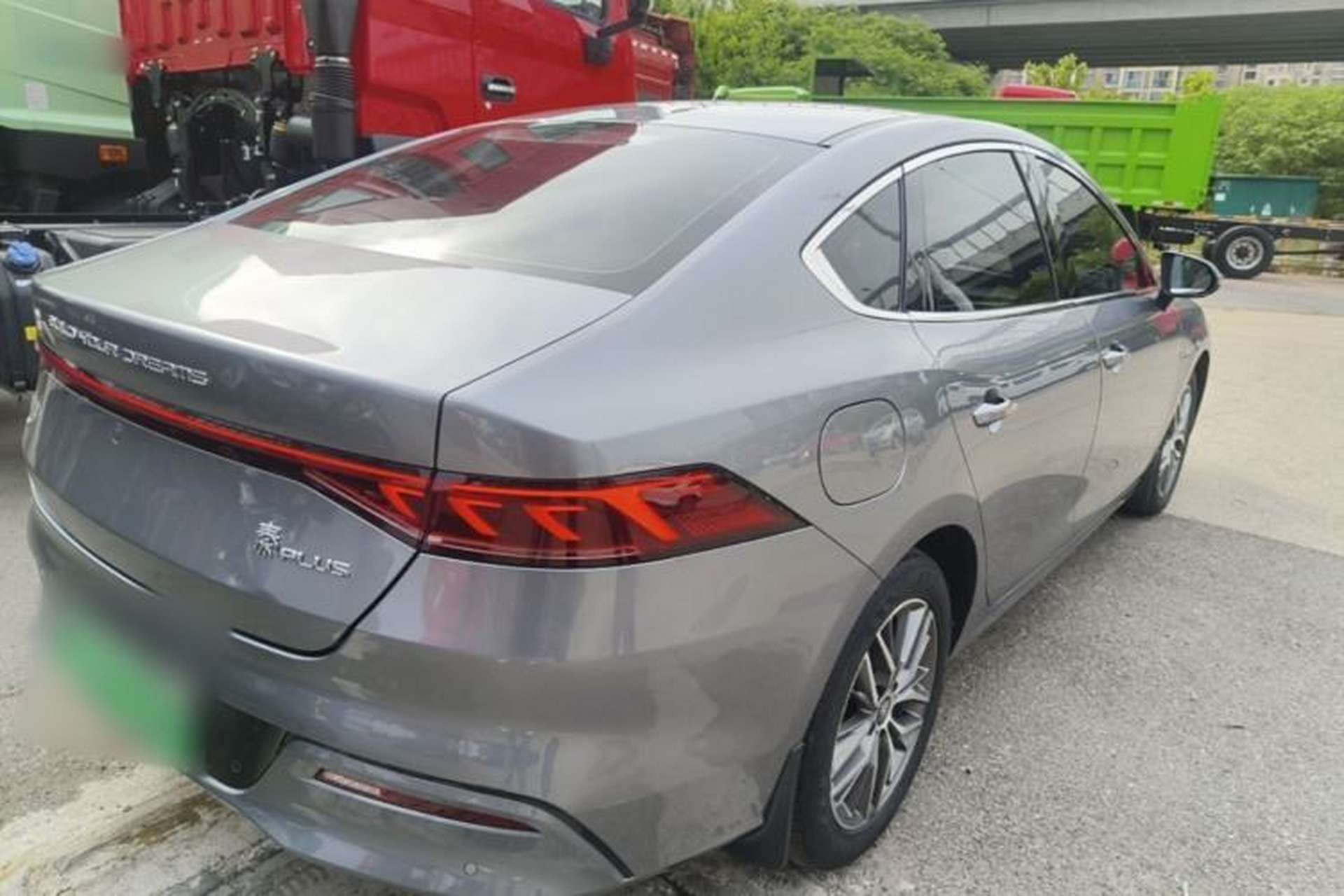 Used BYD Qin PLUS 2024 Honor Edition EV 510KM Beyond Model Rear Right 45 Deg