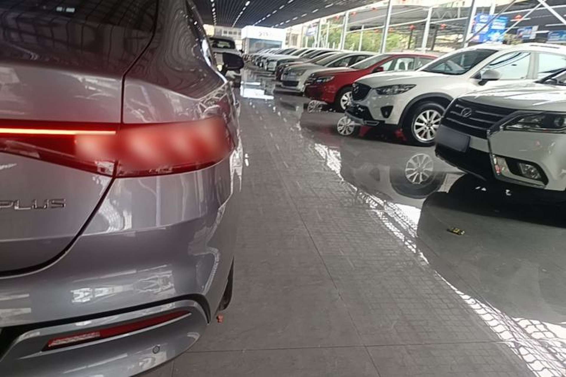 Used BYD Qin PLUS 2024 HONOR Edition DM-i 55KM Leading Model Right Rear Taillight