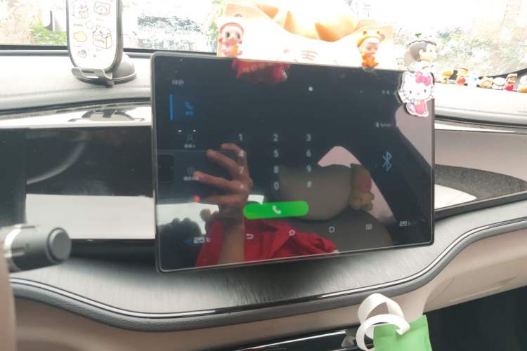 Used BYD Qin PLUS 2024 HONOR Edition DM-i 55KM Leading Model Audio And AC Panel