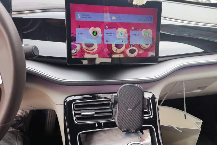 Used BYD Qin PLUS 2024 HONOR Edition DM-i 120KM Leading Model Audio And AC Panel