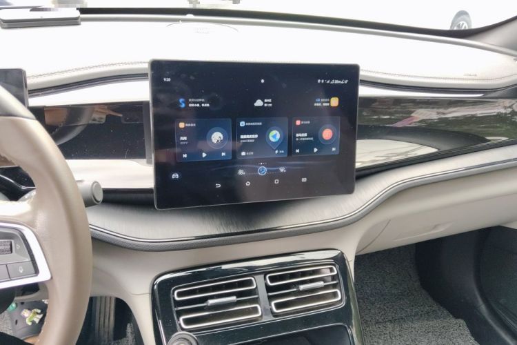 Used BYD Qin PLUS 2024 HONOR Edition DM-i 55KM Leading Model Audio And AC Panel