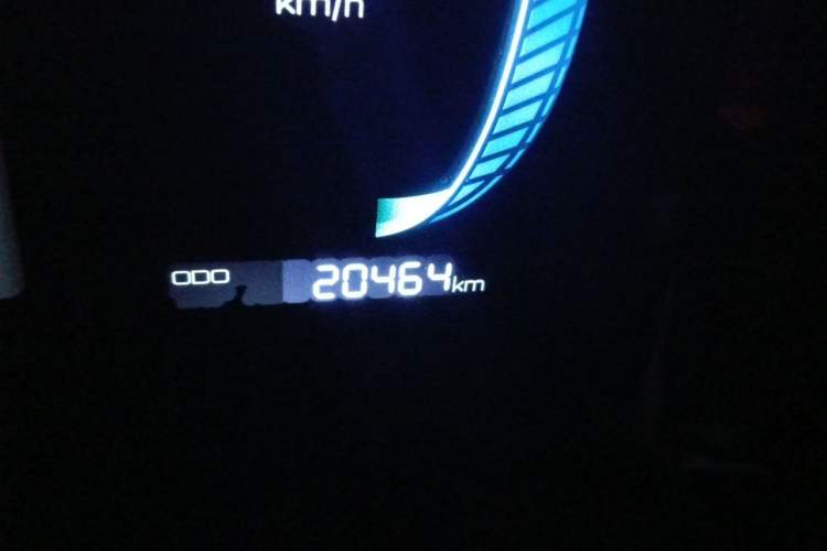 Used BYD Qin PLUS 2024 HONOR Edition DM-i 55KM Leading Model Odometer Close Up