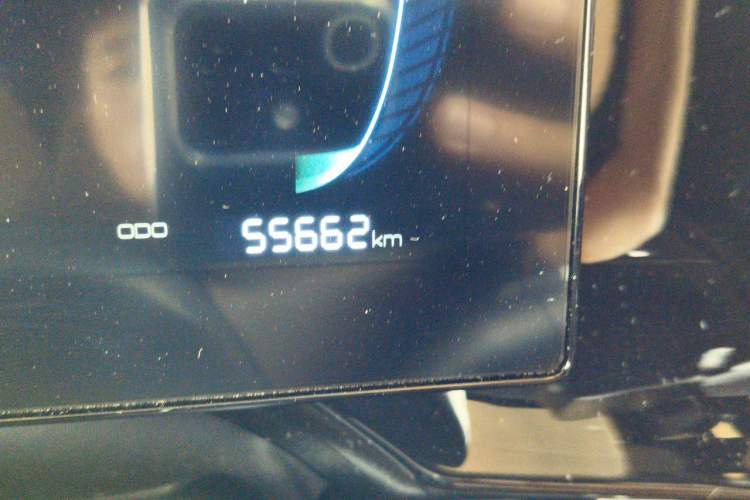 Used BYD Qin PLUS 2024 HONOR Edition DM-i 55KM Leading Model Odometer Close Up
