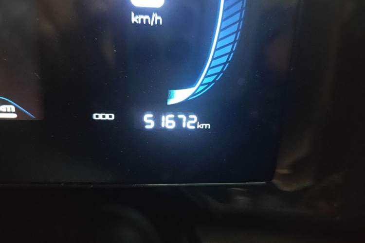 Used BYD Qin PLUS 2024 HONOR Edition DM-i 55KM Leading Model Odometer Close Up