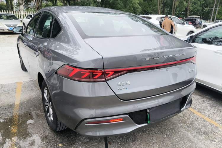 Used BYD Qin PLUS 2024 HONOR Edition DM-i 55KM Leading Model Rear Left 45 Deg