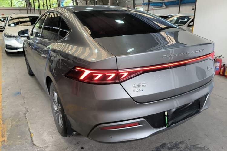 Used BYD Qin PLUS 2024 HONOR Edition DM-i 55KM Leading Model Rear Left 45 Deg