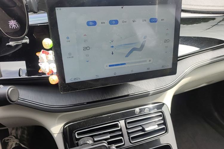 Used BYD Qin PLUS 2024 HONOR Edition DM-i 55KM Leading Model Audio And AC Panel