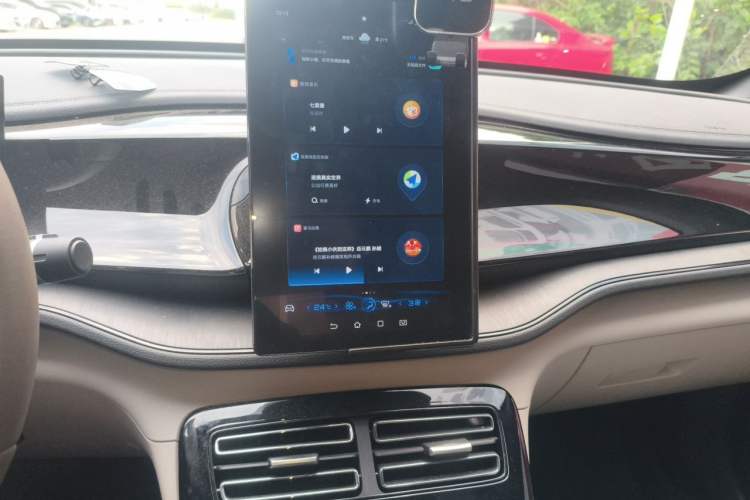 Used BYD Qin PLUS 2024 HONOR Edition DM-i 55KM Leading Model Audio And AC Panel