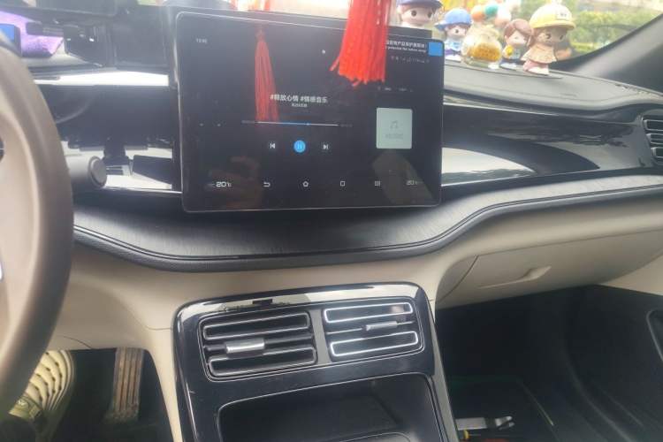 Used BYD Qin PLUS 2024 HONOR Edition DM-i 55KM Leading Model Audio And AC Panel