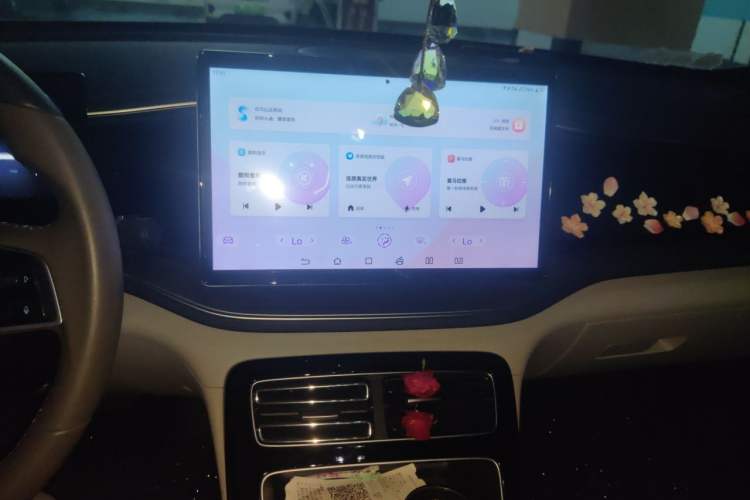 Used BYD Qin PLUS 2024 HONOR Edition DM-i 120KM Beyond Model Audio And AC Panel