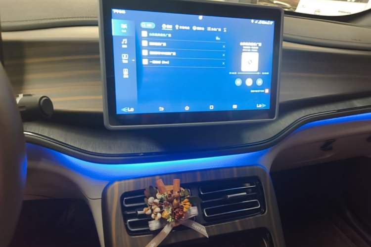 Used BYD Qin PLUS 2024 HONOR Edition DM-i 55KM Leading Model Audio And AC Panel