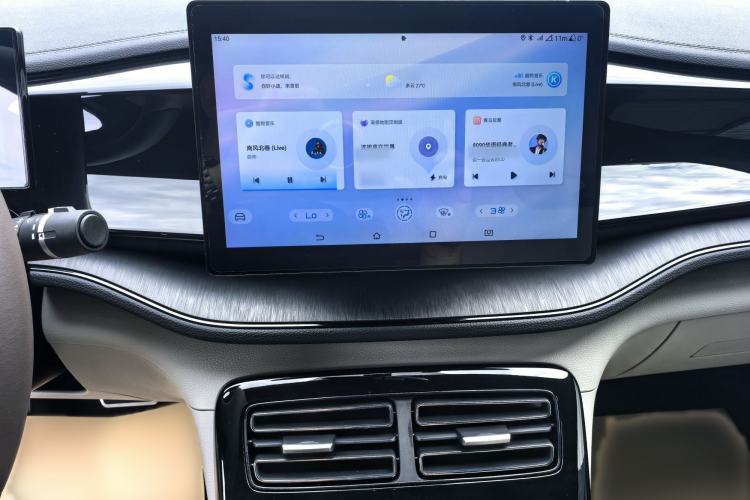 Used BYD Qin PLUS 2024 HONOR Edition DM-i 55KM Leading Model Audio And AC Panel