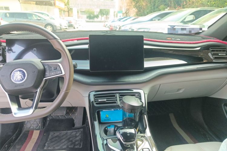Used BYD Qin PLUS 2024 HONOR Edition DM-i 55KM Leading Model Audio And AC Panel