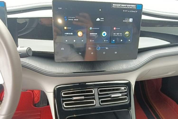 Used BYD Qin PLUS 2024 HONOR Edition DM-i 55KM Leading Model Audio And AC Panel
