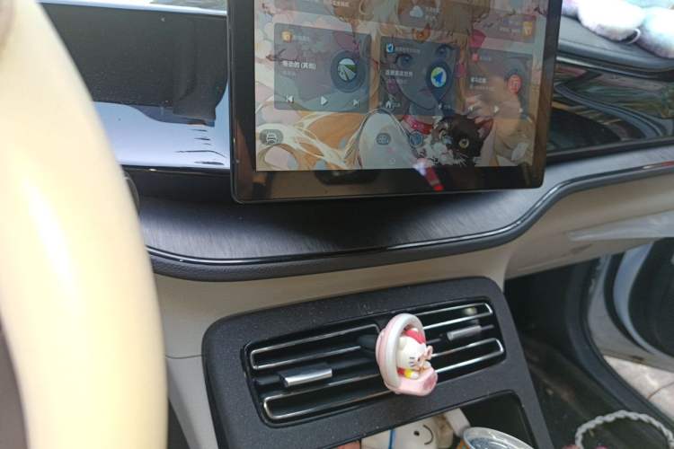 Used BYD Qin PLUS 2024 HONOR Edition DM-i 55KM Leading Model Audio And AC Panel