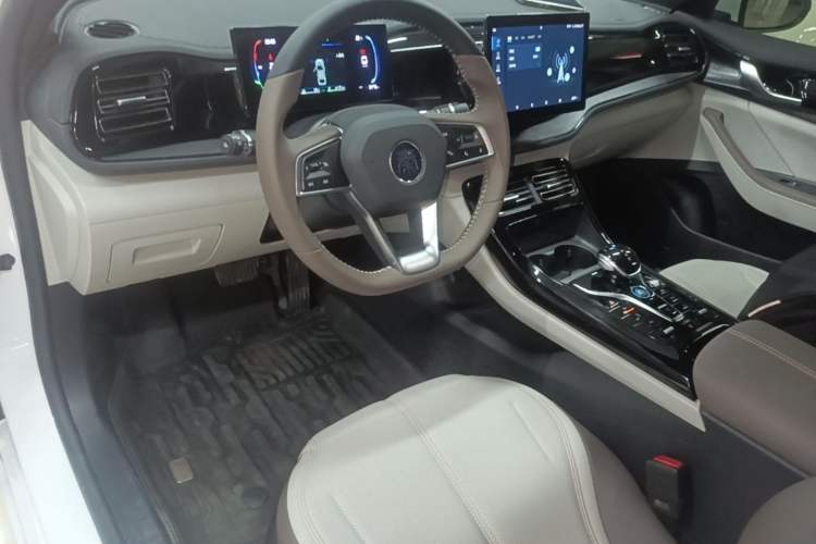 Used BYD Qin PLUS 2024 HONOR Edition DM-i 55KM Leading Model Center Console