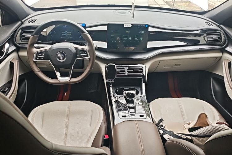 Used BYD Qin PLUS 2024 HONOR Edition DM-i 55KM Leading Model Center Console