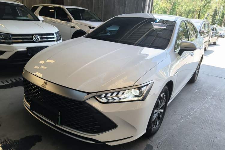 Used BYD Qin PLUS 2024 HONOR Edition DM-i 55KM Leading Model Guazi used car, China used car export, Used car for sale, Used BYD cars, Cheapest cars for sale