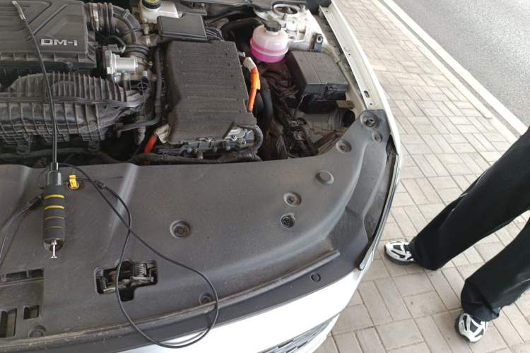 Used BYD Qin PLUS 2024 HONOR Edition DM-i 55KM Leading Model Engine Bay Left