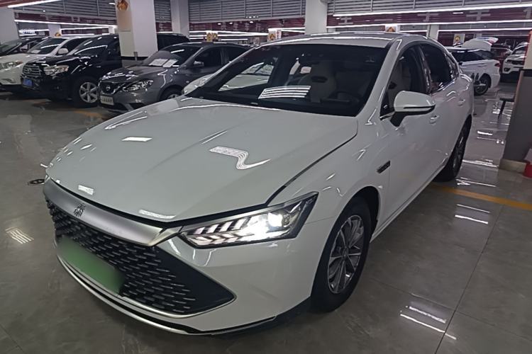 Used BYD Qin PLUS 2024 HONOR Edition DM-i 55KM Leading Model Guazi used car, China used car export, Used car for sale, Used BYD cars, Cheapest cars for sale
