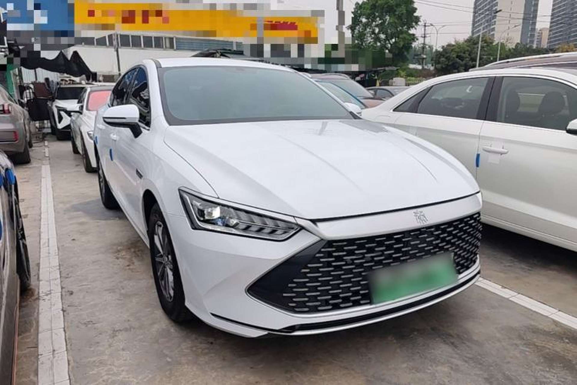 Used BYD Qin PLUS 2024 HONOR Edition DM-i 55KM Leading Model Front Right 45 Deg