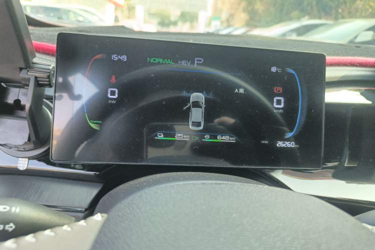 Used BYD Qin PLUS 2024 HONOR Edition DM-i 55KM Leading Model Instrument Cluster