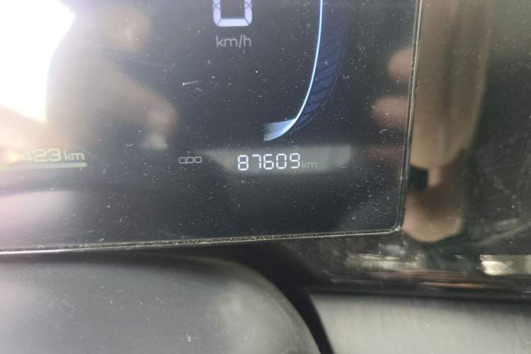 Used BYD Qin PLUS 2024 HONOR Edition DM-i 55KM Leading Model Odometer Close Up