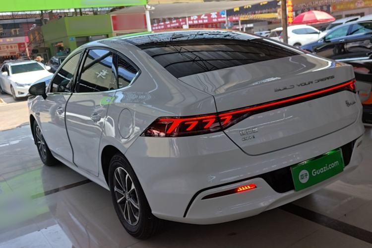 Used BYD Qin PLUS 2024 HONOR Edition DM-i 55KM Leading Model Rear Left 45 Deg
